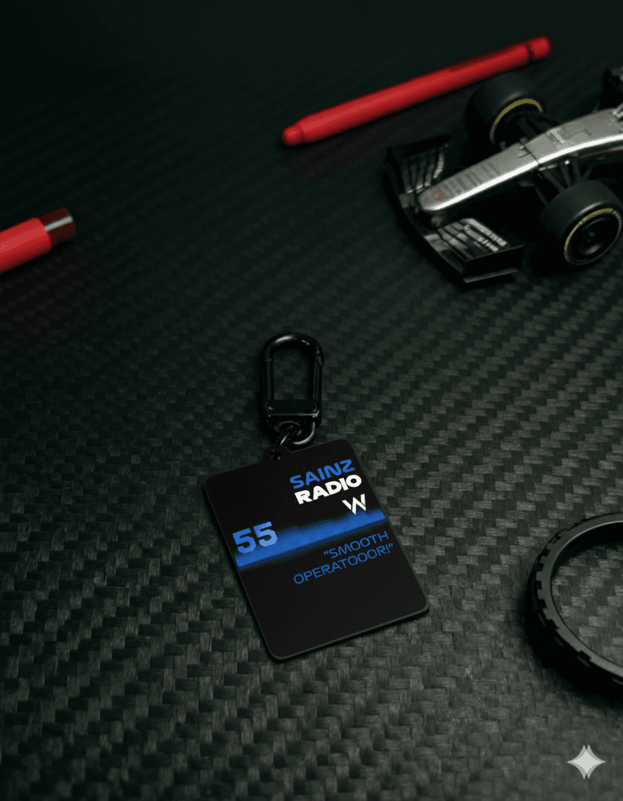 Sainz - Smooth Operator keychain